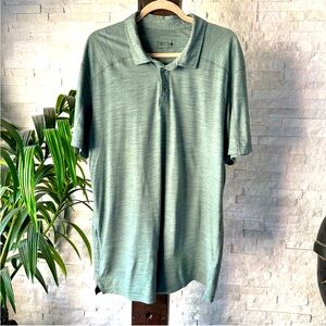 Smartwool Light Green Merino Sport 150 Wool Lightweight Polo Size XL